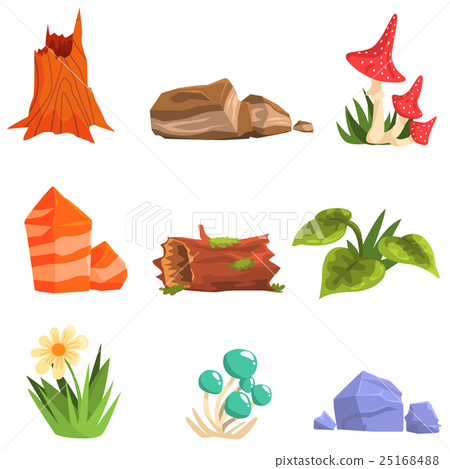 Forest Landscape Natural Elements, Plants And 25168488