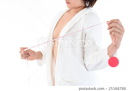 Female diet image with measure to measure body 25168780