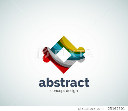 Vector abstruse shape logo template Vector abstruse shape logo template 25169301