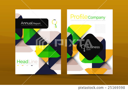 Geometric design, business annual report a4 Geometric design, business annual report a4 25169398