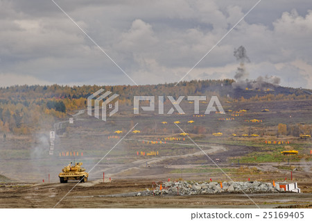 Attack of T-90S tank Attack of T-90S tank 25169405