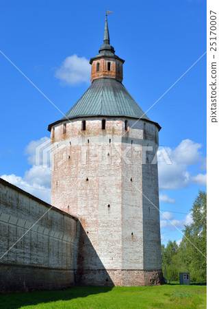 Fortress tower of Kirillo-Belozersky monastery. 25170007