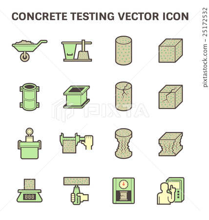 Concrete testing icon 25172532
