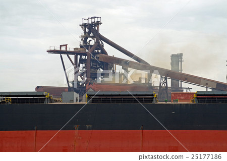 Boat hull and blast furnace 25177186