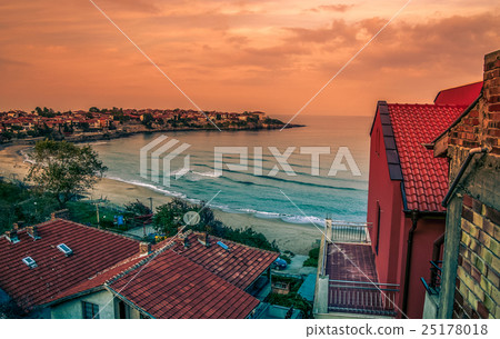 Rooftops of Sozopol 25178018