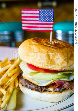 American Diner's Hamburger 25178328