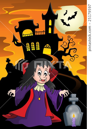 Vampire girl theme image 5 - Stock Illustration [25179597] - PIXTA