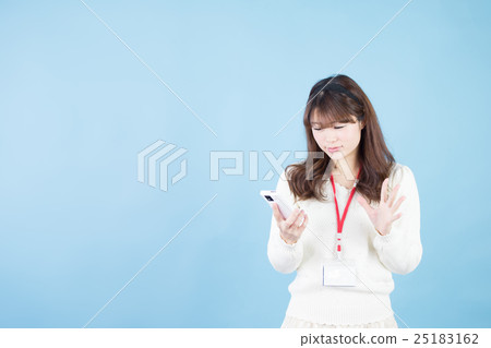 Casual Portrait · Blue Back Casual Portrait · Blue Back 25183162