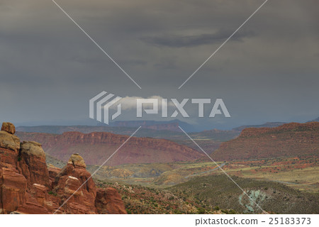 Landscape Mountain desert Moab 25183373
