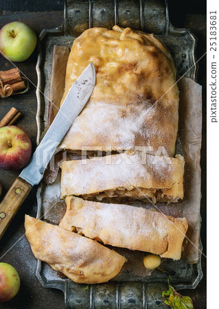 Homemade apple strudel 25183681