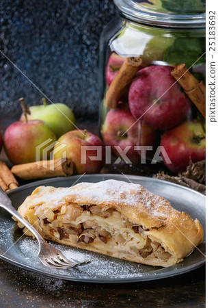 Homemade apple strudel 25183692