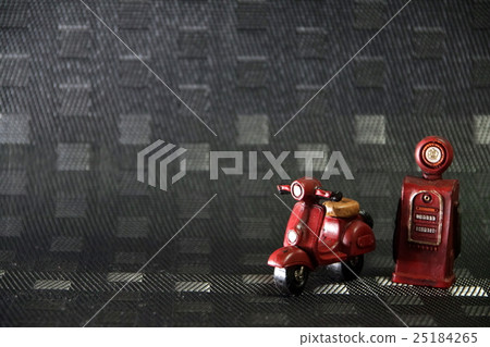 Red scooter figurine Red scooter figurine 25184265