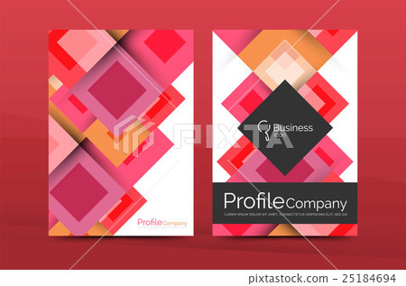 Set of front and back a4 size pages, business Set of front and back a4 size pages, business 25184694
