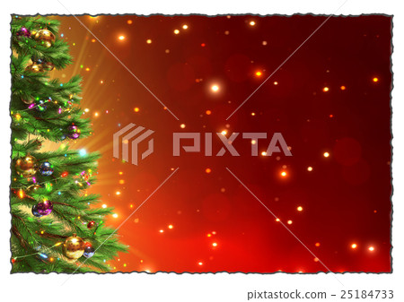 christmas greeting card. 3D illustration christmas greeting card. 3D illustration 25184733