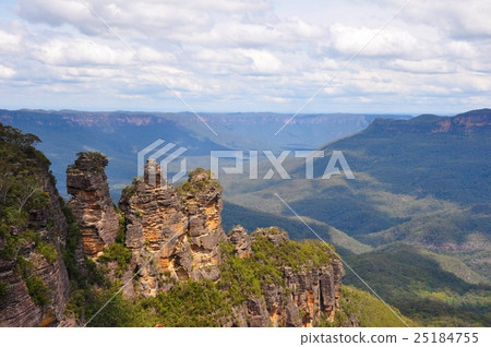 Three Sisters rocks in Blue Mountain, Australia 25184755