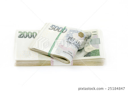 czech banknotes thousand crowns czech banknotes thousand crowns 25184847