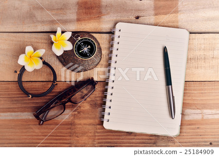 fountain pen with note book and Compass fountain pen with note book and Compass 25184909