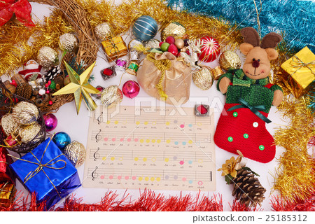 Christmas Ornament and Sheet Music Christmas Ornament and Sheet Music 25185312
