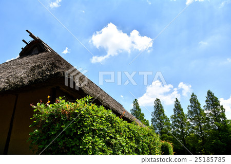 Sky of an old private house Sky of an old private house 25185785