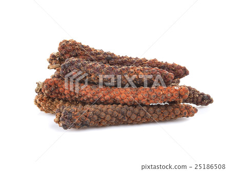long pepper on white background 25186508