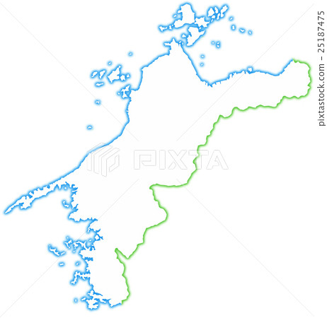 Ehime Prefecture Map 25187475
