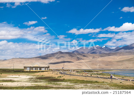 Tso Moriri Lake with Great Himalayan Range Tso Moriri Lake with Great Himalayan Range 25187564