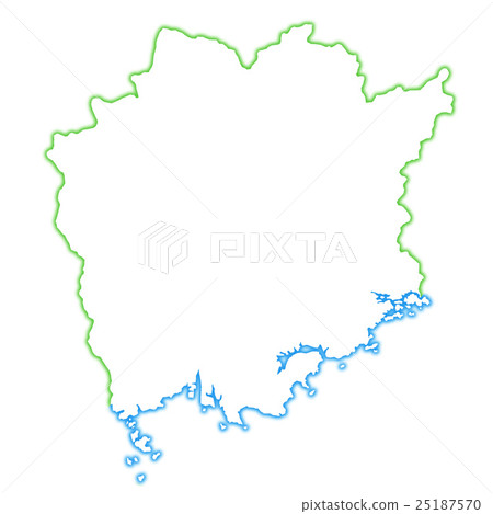 岡山縣地圖 岡山縣地圖 25187570