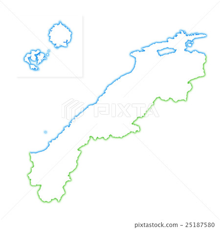 Shimane Prefecture Map Shimane Prefecture Map 25187580