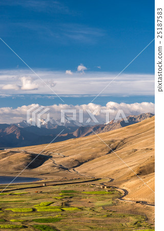 Tso Moriri Lake with Great Himalayan Range 25187583