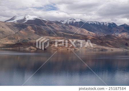Tso Moriri Lake with Great Himalayan Range Tso Moriri Lake with Great Himalayan Range 25187584