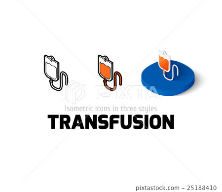 Transfusion icon in different style 25188410