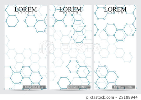 Set of modern vector flyers. Abstract background 25189944