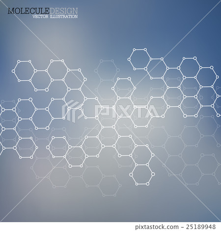 Structure molecule of DNA and neurons. Abstract 25189948