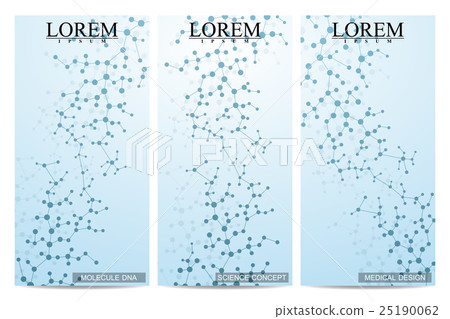 Set of modern vector flyers. Abstract background 25190062