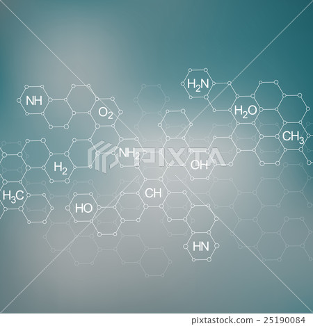 Structure molecule of DNA and neurons. Abstract 25190084