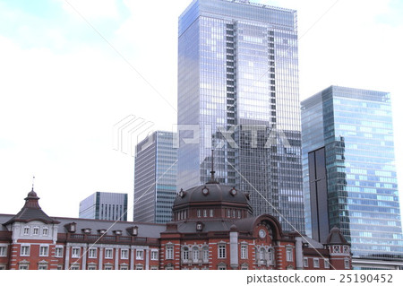 東京站和高層建築群 東京站和高層建築群 25190452