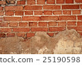 Grunge brick wall for pattern and background 25190598