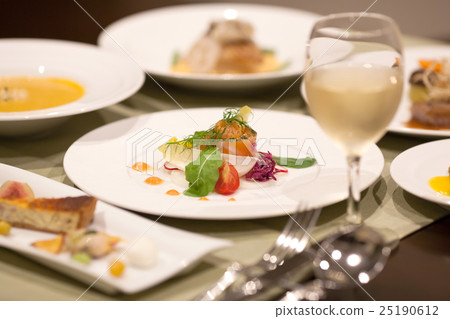 French restaurant course meal 25190612