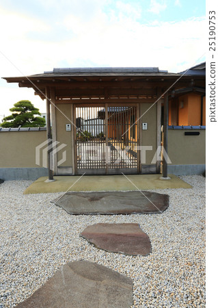 Japanese entrance Japan Construction stepping stone 25190753