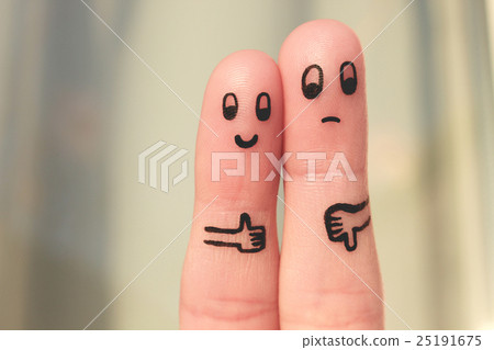 Finger art of couple. Finger art of couple. 25191675