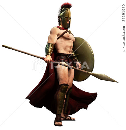 Spartan warrior - Stock Illustration [25191980] - PIXTA