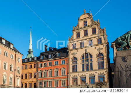 stockholm sweden capital view in winter time 25193044