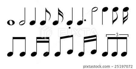 音樂符號：音符集 25197072