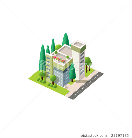 Vector isometrics hospital 25197185