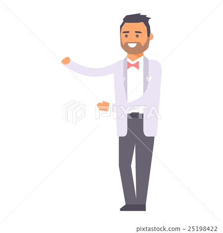 Wedding groom man vector isolated 25198422
