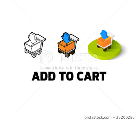Add to cart icon in different style Add to cart icon in different style 25200283