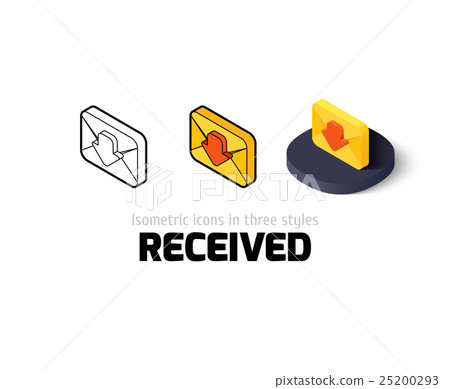 Sent icon in different style Sent icon in different style 25200293