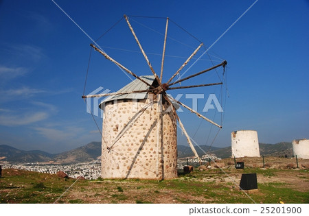Windmill in Bodrum. Windmill in Bodrum. 25201900