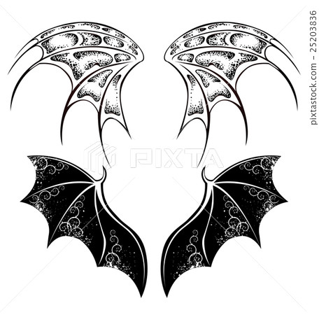 Black Dragon wings 25203836