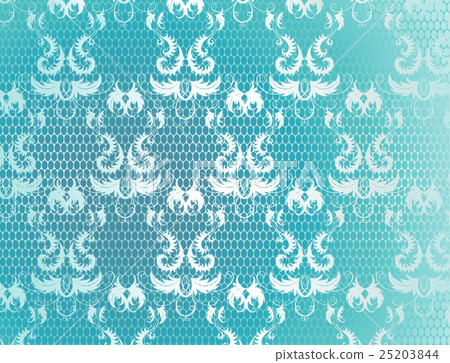 blue background with lace 25203844